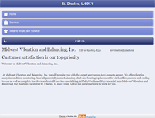 Tablet Screenshot of midwestvibration.com